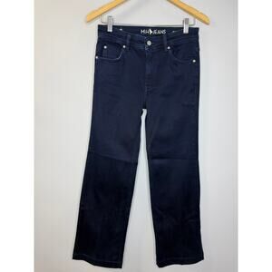 Mih The Milan Jean Mid Rise Column Leg Jeans Hutton Women's 27 Stretch Blue